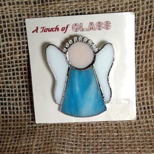 A TOUCH OF GLASS  ANGEL With Rhinestones New